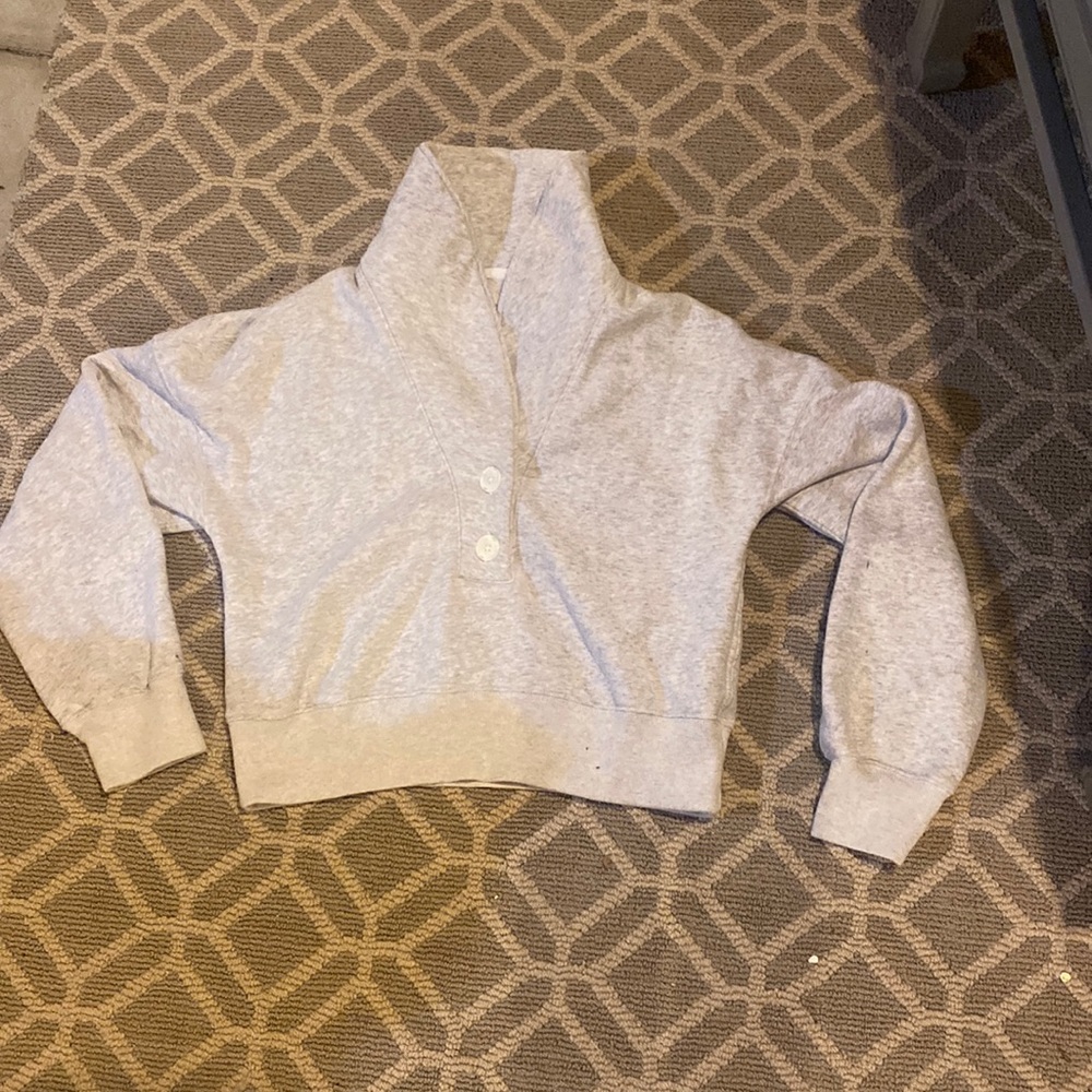 abercrombie and fitch button sweater